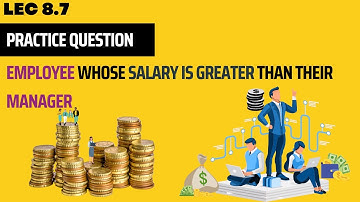 Find Employee Whose Salary Greater than their Manager | Sub Query Practice Question | SQL |