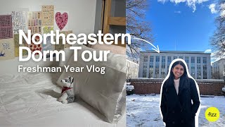 Northeastern University Dorm Tour + Day in My Life 2024 | Freshman Year