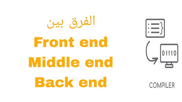 الفرق بين Front end - Middle end - Back end | كومبيلر بالعربي