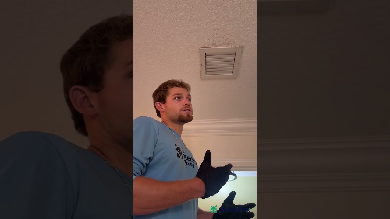 Dust and Mold Around Vents - The Reason Why        #hvaccleaning #indoorairquality