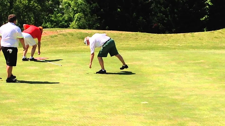 Eddie Carmichael saved par on the 18th