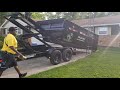 Dropping Off A Dumpster