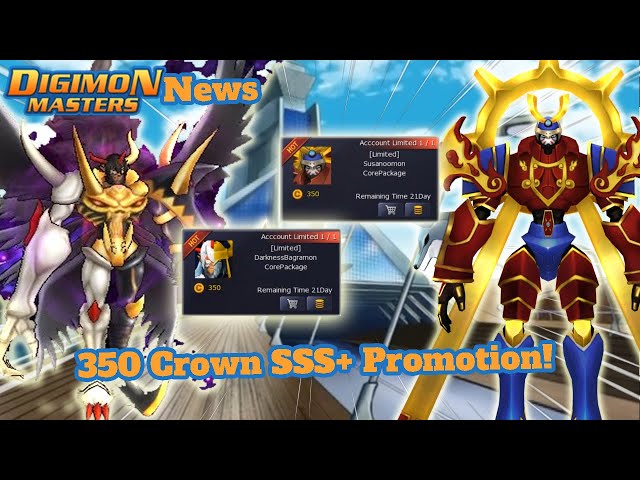 DMO NEWS:  SSS+ For Only 350 Crown!! - Digimon Masters Online NADMO class=