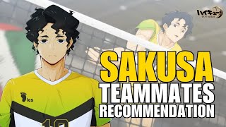UR SAKUSA SKILLS \u0026 TEAMMATES RECOMMENDATION - HAIKYU!! FLY HIGH