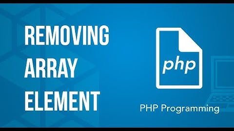 Removing array Element PHP Tutorial