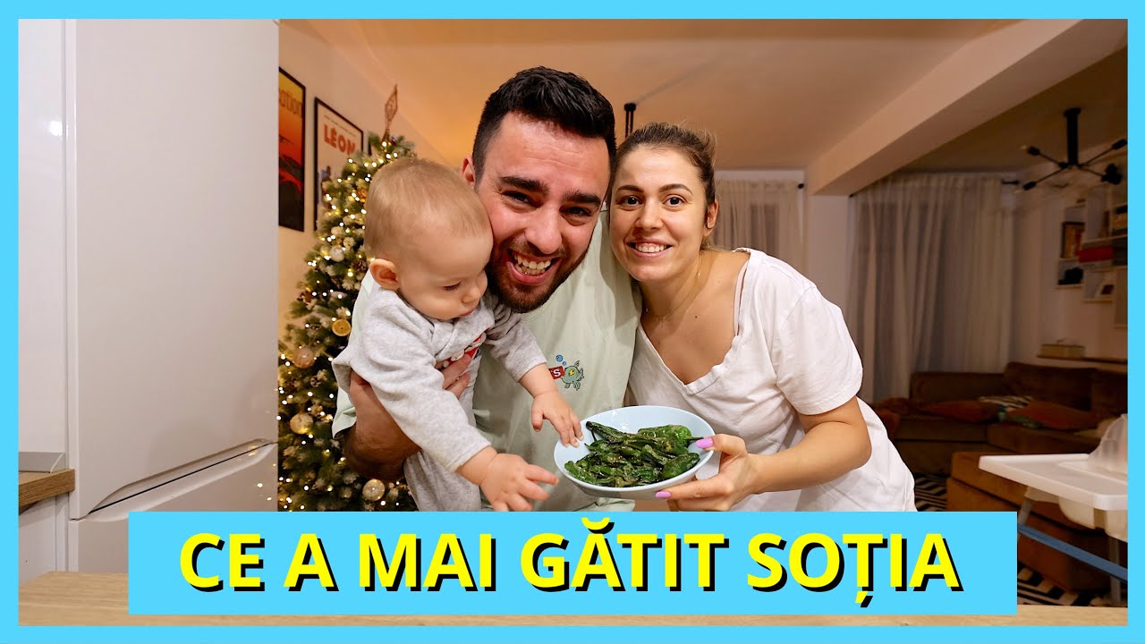 CE A MAI GĂTIT SOȚIA: MĂR COPT PENTRU NOEL, PIMIENTOS DE PADRÓN PENTRU NOI