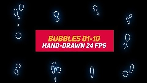 Liquid Elements 3 Bubbles 01-10 | After Effects Template | Elements
