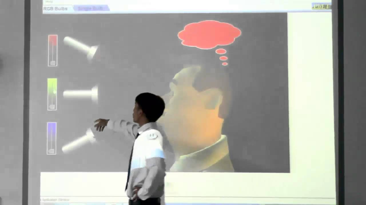 Simulation color vision - YouTube