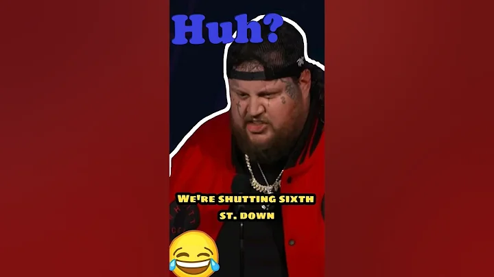 Jelly Roll goes off 😨, at end of award speech 2023 #shorts #jellyroll #countrymusic #cma