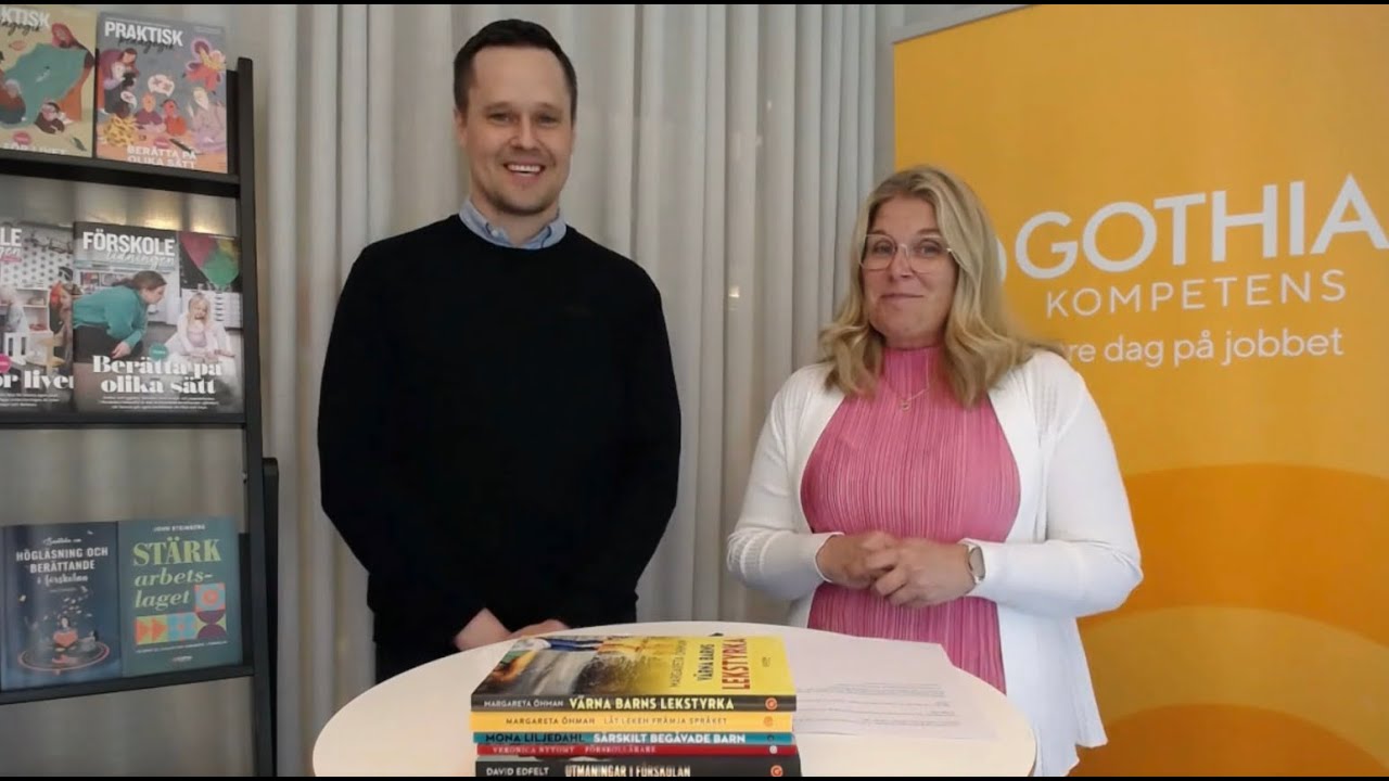 Hannes och Malin samtalar om processutbildningar inom förskola