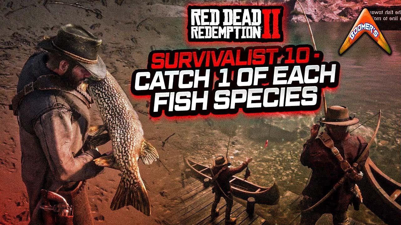 RDR2 Survivalist 10 - Catch 1 of each species - YouTube