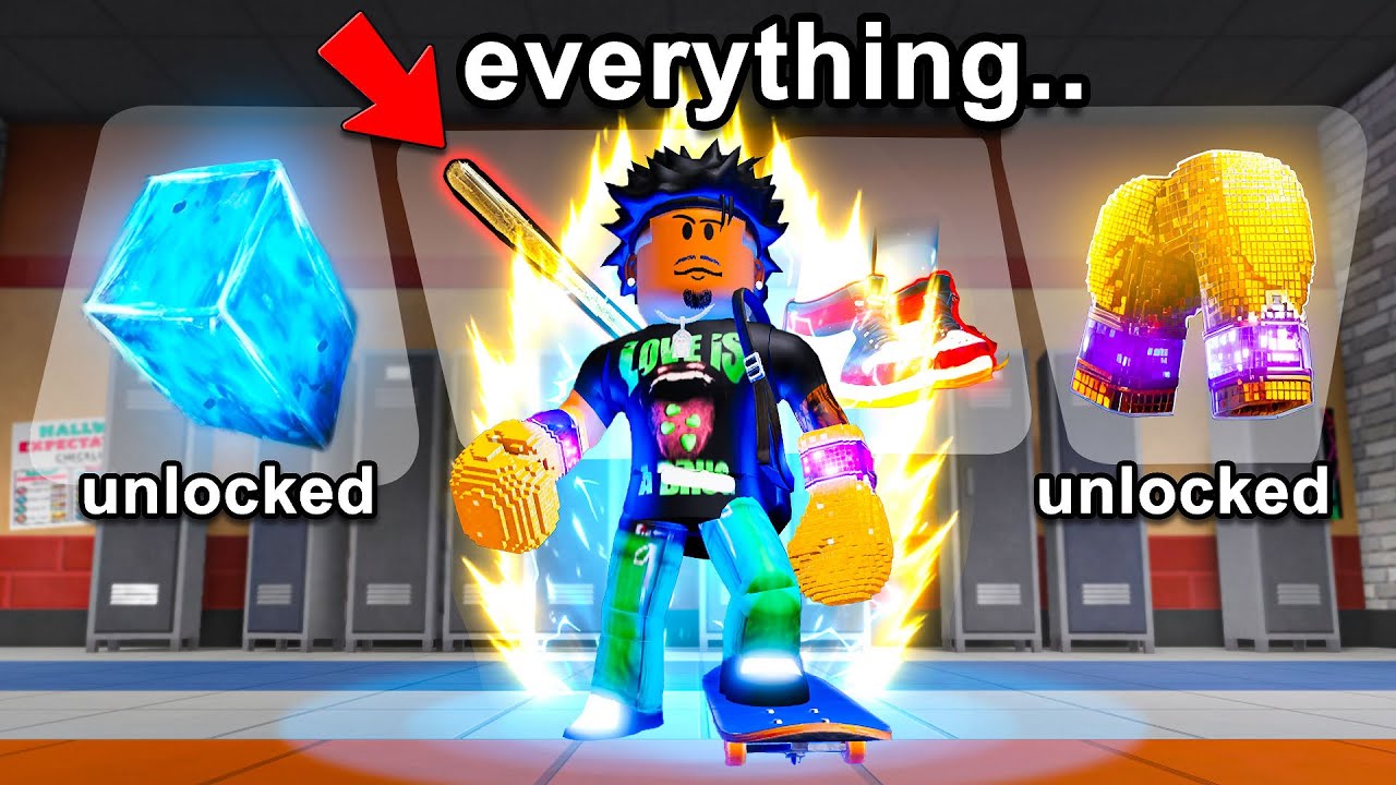 I Unlocked EVERYTHING in Roblox Fight in a School..(Literally)