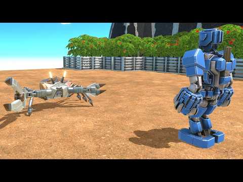 FIDDLER CRAB vs ALL UNITS AOW Age Of Warbots