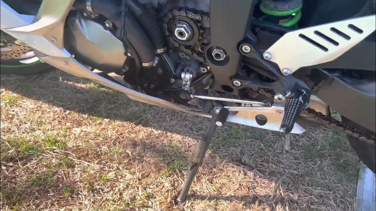 2014 Kawasaki Zx6r Gear indicator sensor pickup location, chain service