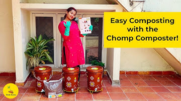 Chomp Row Composter: Hassle-free & smell-free composting!