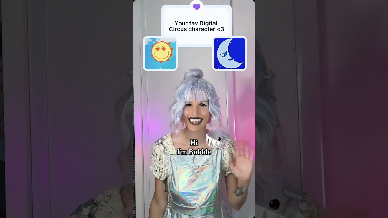 Who is Bubble's favorite character? #digitalcircus #cosplay