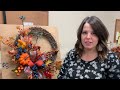 How to with Anna: Blueberry Fall Foliage Grapevine Wreath for your autumn front door