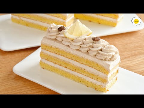 Coffee Lemon Cake Recipe  Recette gteau au caf et au citron     