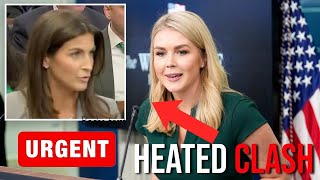 BREAKING: Karoline Leavitt CLASHES with Reporters as CNN ATTACKS ICE!