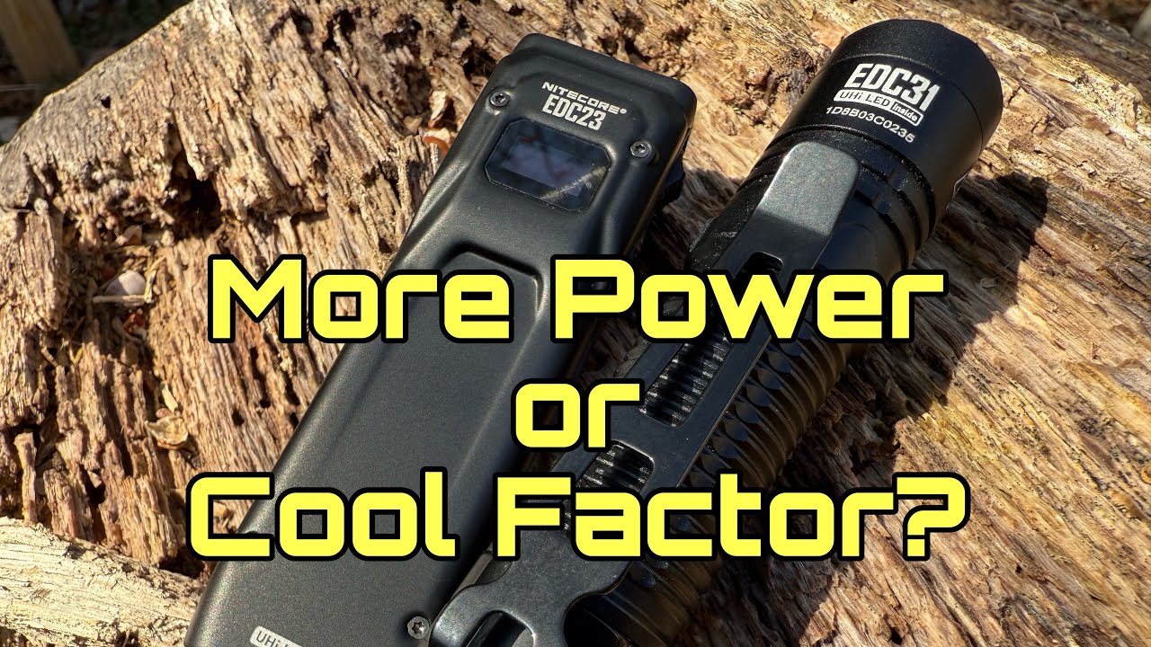 NEW NITECORE EDC31 vs EDC23 - $20 Bucks Less with more Power...