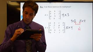 Matrix Multiplication Part 1