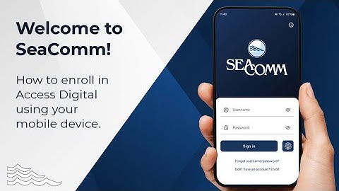 Access Digital Mobile Enrollment
