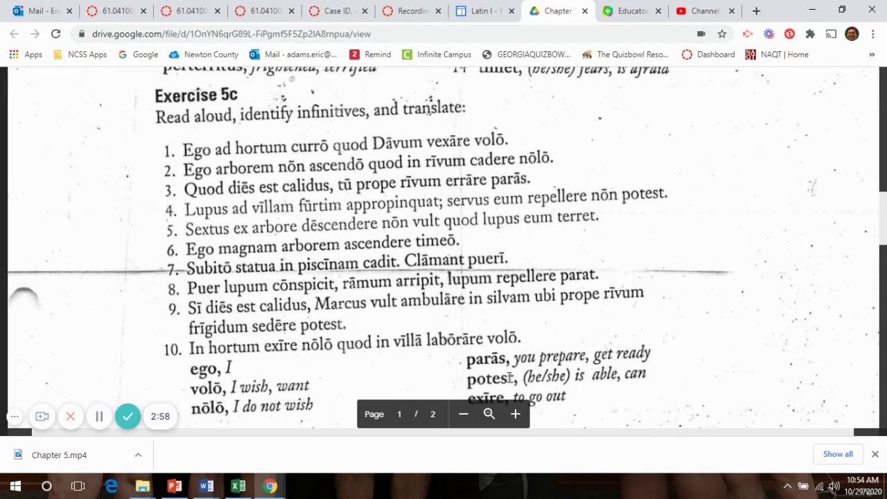 Exercise 5c, Chapter 5 - YouTube