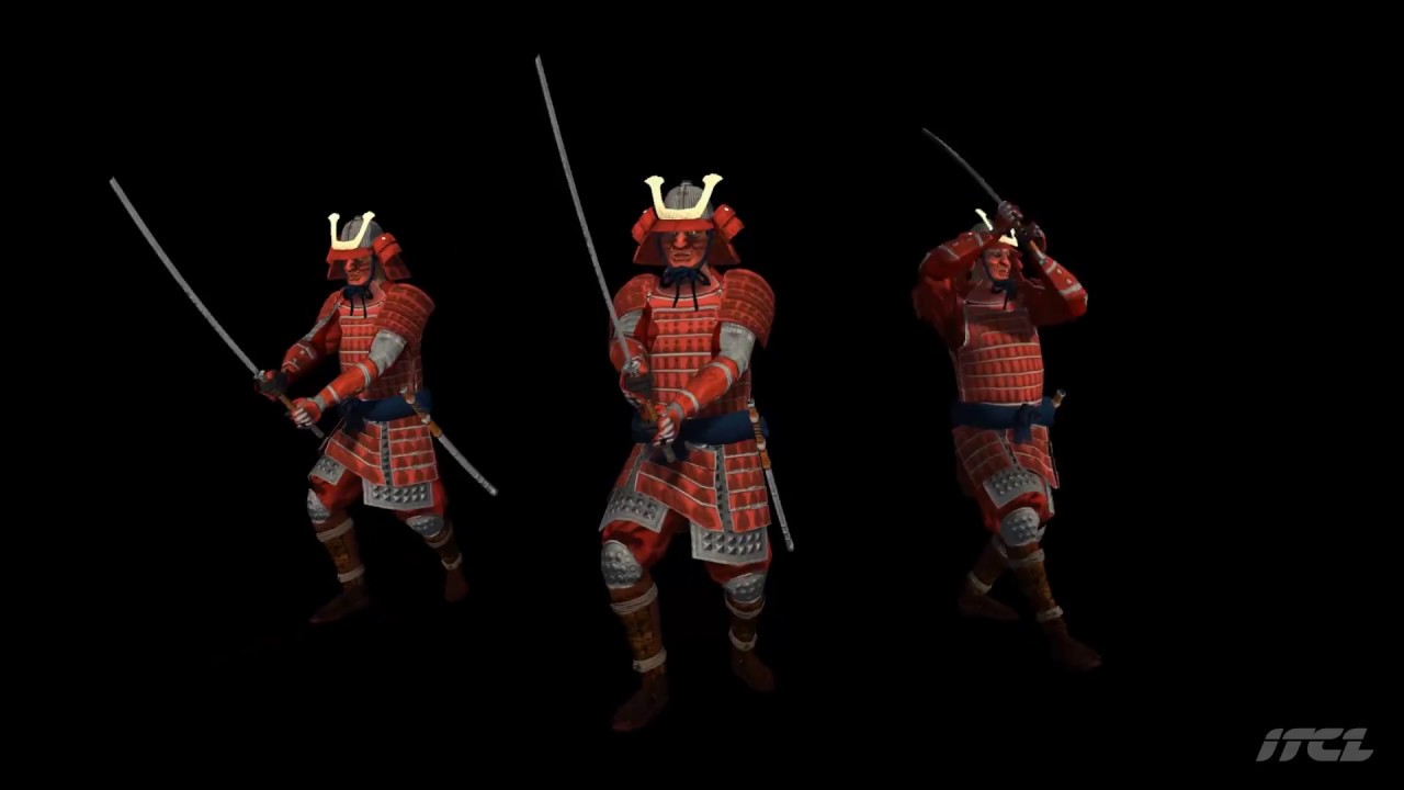 asset store samurai character katana itcl unity 3d youtube