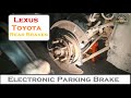 How to replace REAR bake PADS and DISCS, Lexus/Toyota - (Lexus GS250 with electric parking brake)