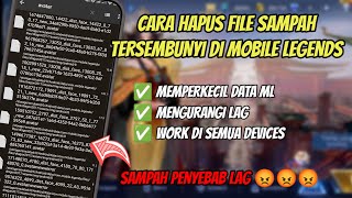 CARA MENGHAPUS DATA ML YG TIDAK BERGUNA | CARA HAPUS DATA ML