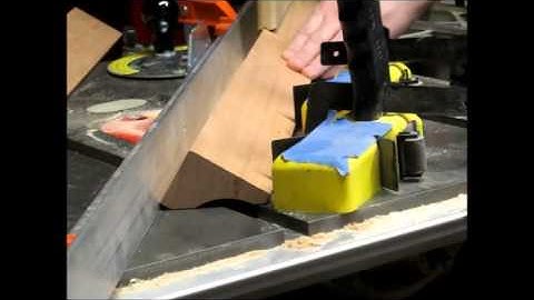 Making Crown Molding part 2