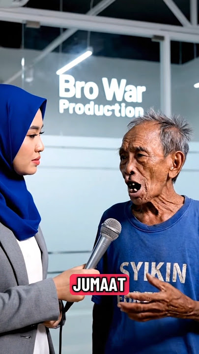 malam jumaat pakcik balik awal.. #aivideo #malaysia #interview #lucu