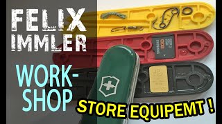 Store equipment on the inside of a Victorinox scale - SAK customize & maintenance Workshop (8/15)