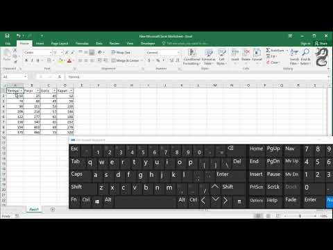 Video: Co je klávesová zkratka pro Filtr v Excelu?