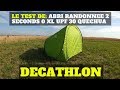 Le test de abri randonnee 2 seconds 0 xl upf 30 quechua  decathlon