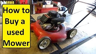 Buying Push Mower Tips