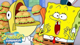 SpongeBob Charaktere essen VIEL ZU VIEL ESSEN - 30 Minuten am Stück! | SpongeBob Schwammkopf
