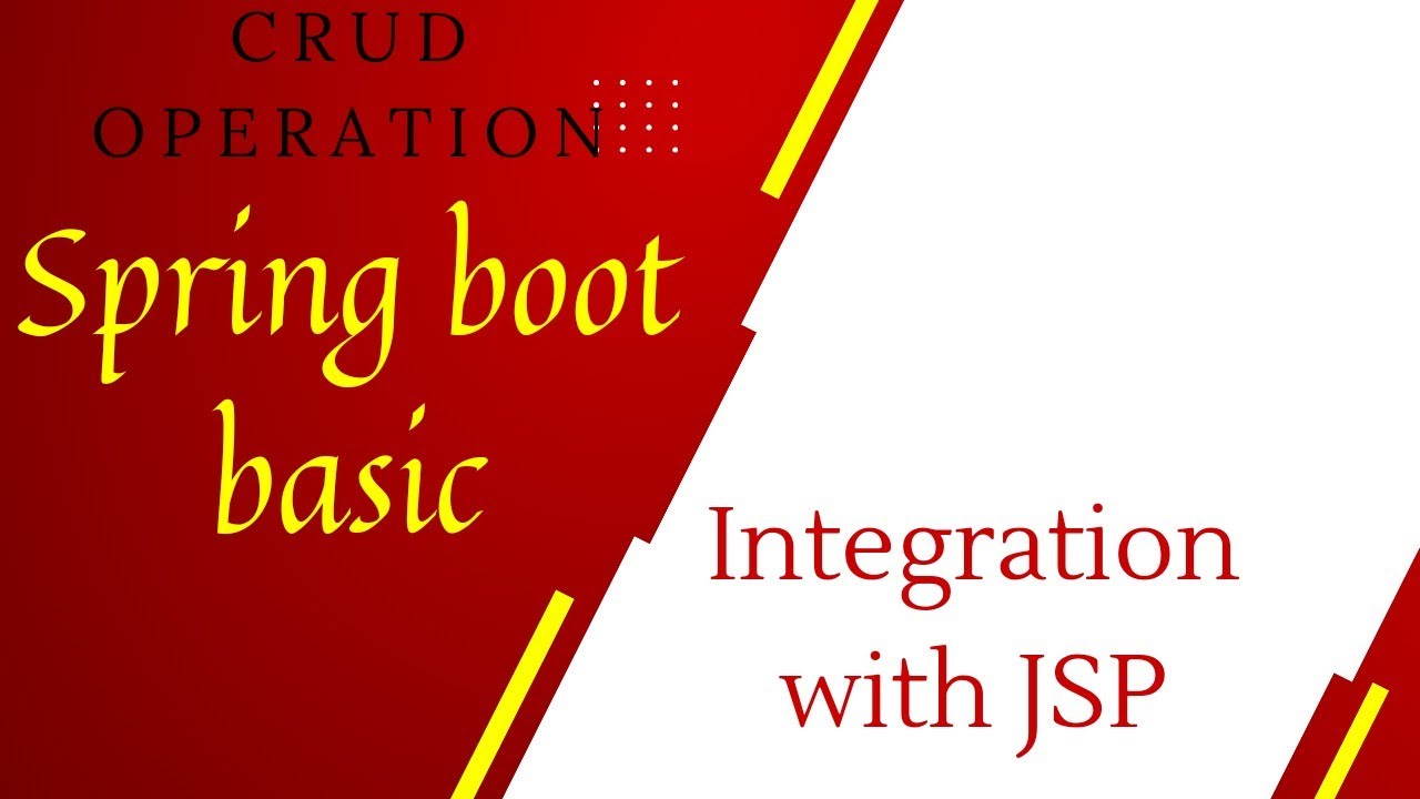 Integrate jsp with Spring boot | Full course in Spring boot in Hindi ...