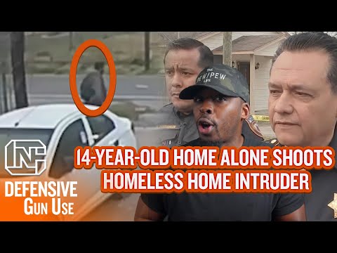 14-year-old Home Alone Shoots Homeless Home Intruder In Houston, TX