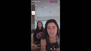 Dixie Damelio’s Instagram Live with Charli July 1