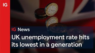 UK unemployment rate hits lowest level in a generation