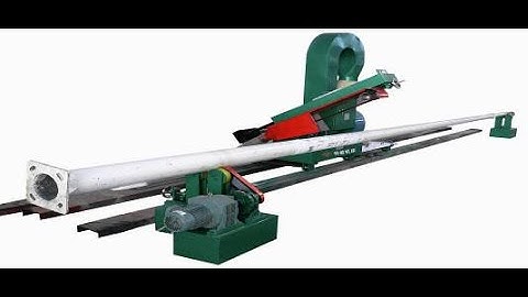 Street light pole grinding machine, polishing for street light pole