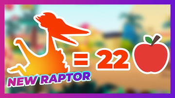 Dino Bash: New Raptor Worth 22 Apple