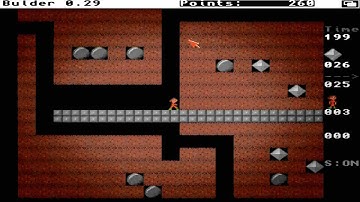 AMIGA BULDER BULDER v0 2x AGA PRIVATE MINES BOULDERDASH GAME ENGINE NOSCROLLING Steve Yrjänä EMERALD