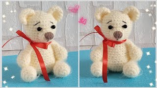 🐻Красивый Медвежонок Вязаный Крючком 💝Crochet Bear🐻Bär Häkeln