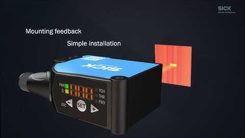 KTS and KTX contrast sensors from SICK: Simply detect more