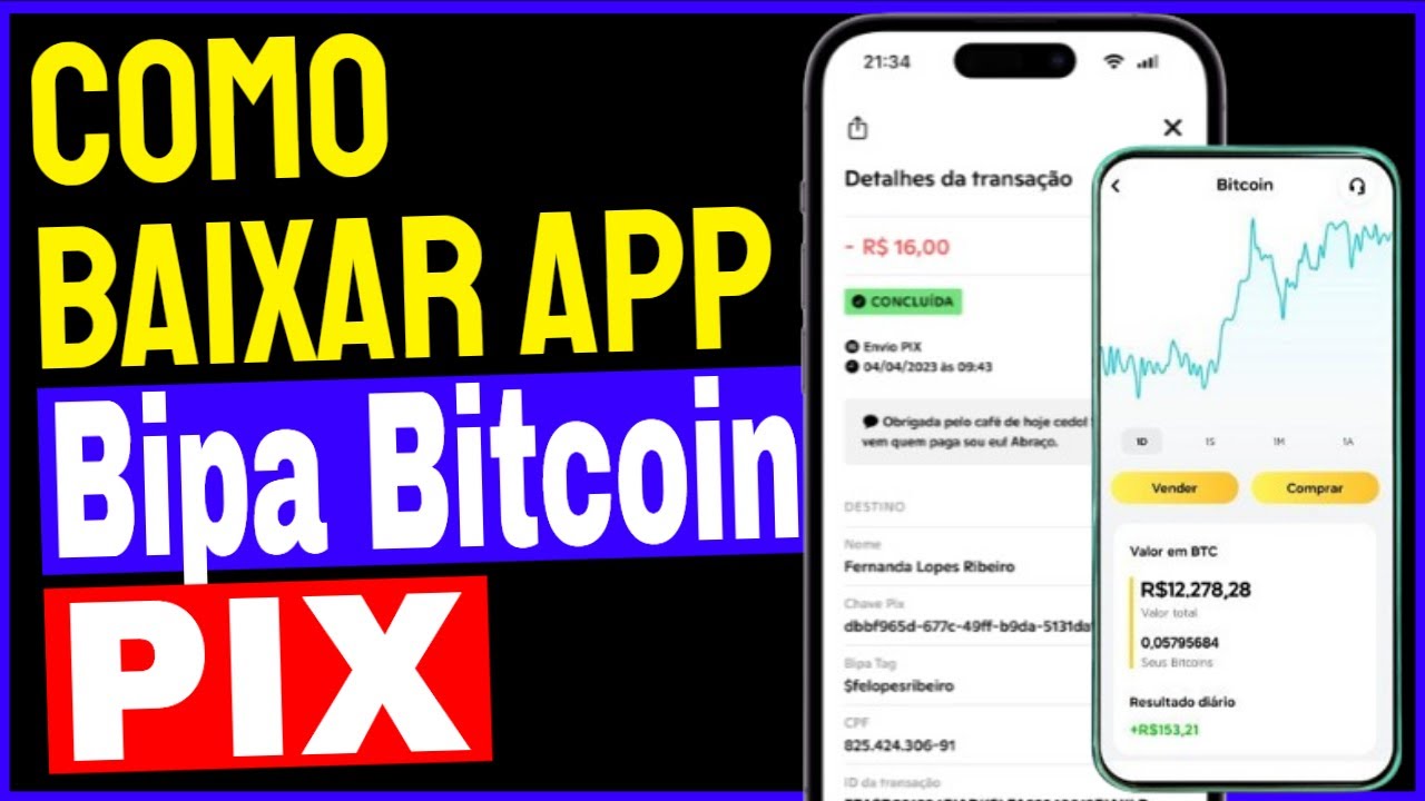 Como Baixar o Aplicativo Bipa Bitcoin e PIX no Celular iPhone