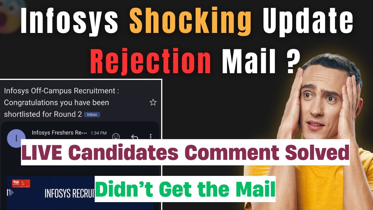 😱Infosys Exam Result Declared | Infosys Big News | Infosys Round 2 ...