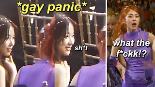 Kazuha Panicking, Yunjin Almost Cursed? Le Sserafims Sweet Interaction With Idols At Aaa 2023