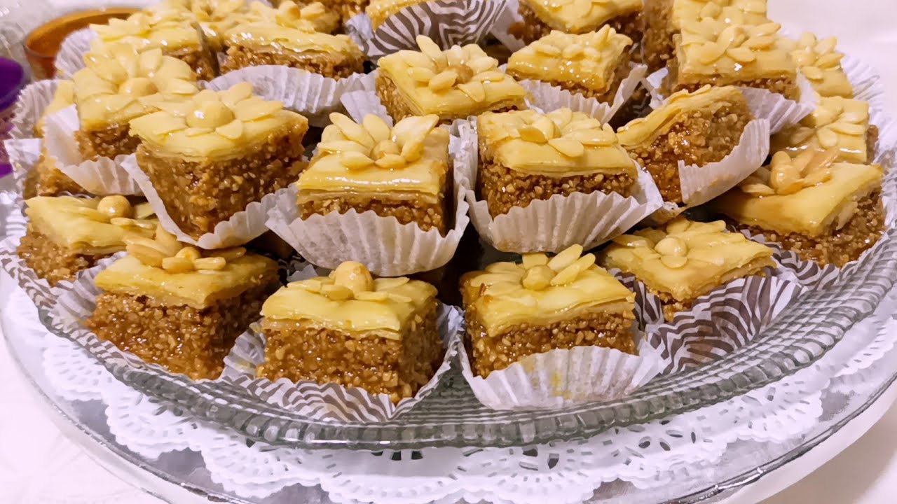 حلويات العيد2023/بقلاوة بطريقة مبسطة و اسرار حصرية للحصول على عقدة بمذاق اللوز عدد الحبات وثمن البيع